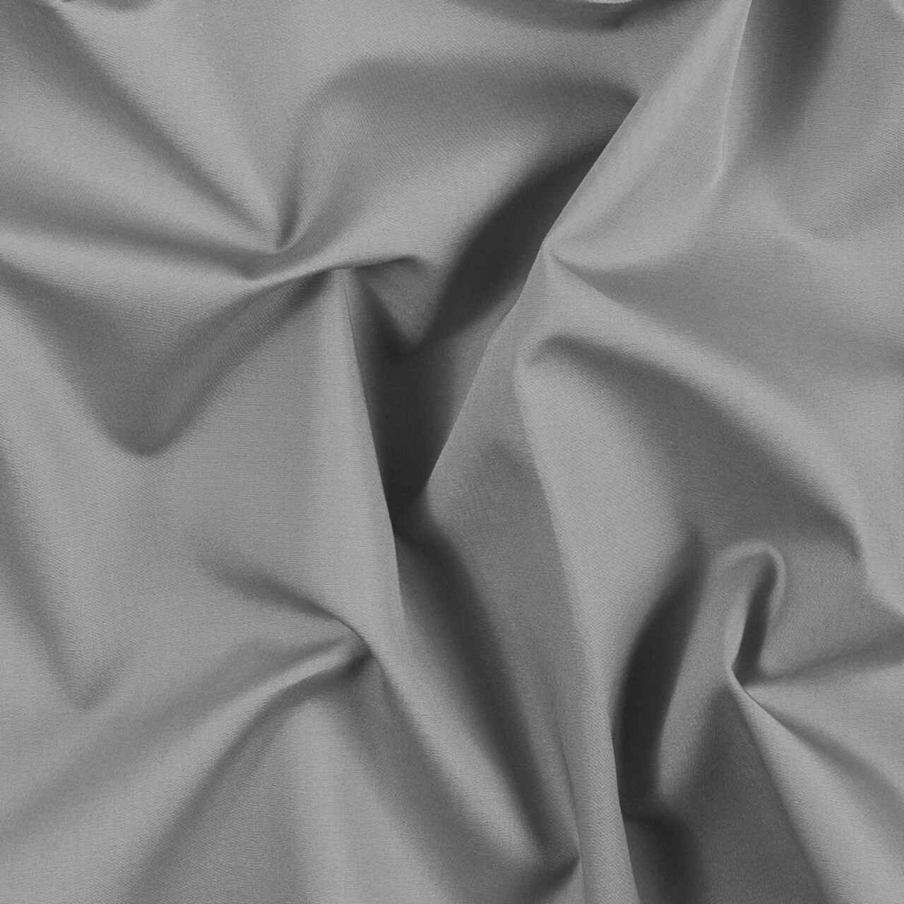 1 Yard Gray Pima Cotton Broadcloth Fabric for Premium Shirting